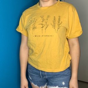 Wild flower t-shirt